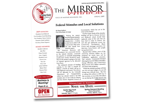 The Mirror Newsletter Sample