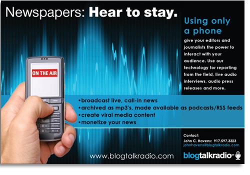 Blog Talk Radio Ad